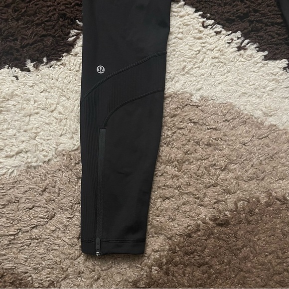 Lululemon Keep The Fleece Tight Sz 6 *28" In Black - Picture 7 of 8